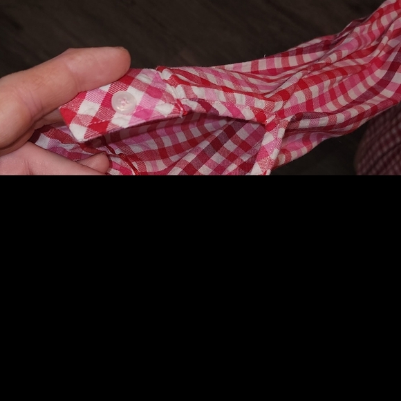 IZOD plaid button up long sleeve - Picture 6 of 7